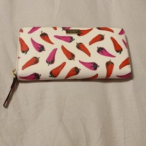 Kate Spade Hot Pepper Zip Wallet